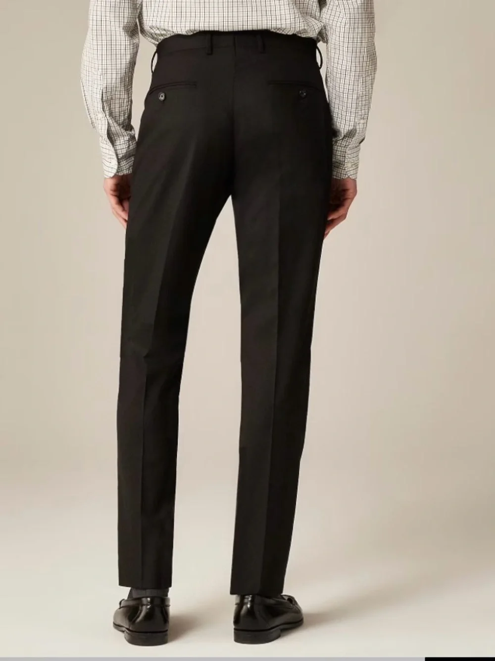 J.‎ CREW Ludlow Slim-fit suit pant in Italian wool in Black W 34 NWD $250 43966